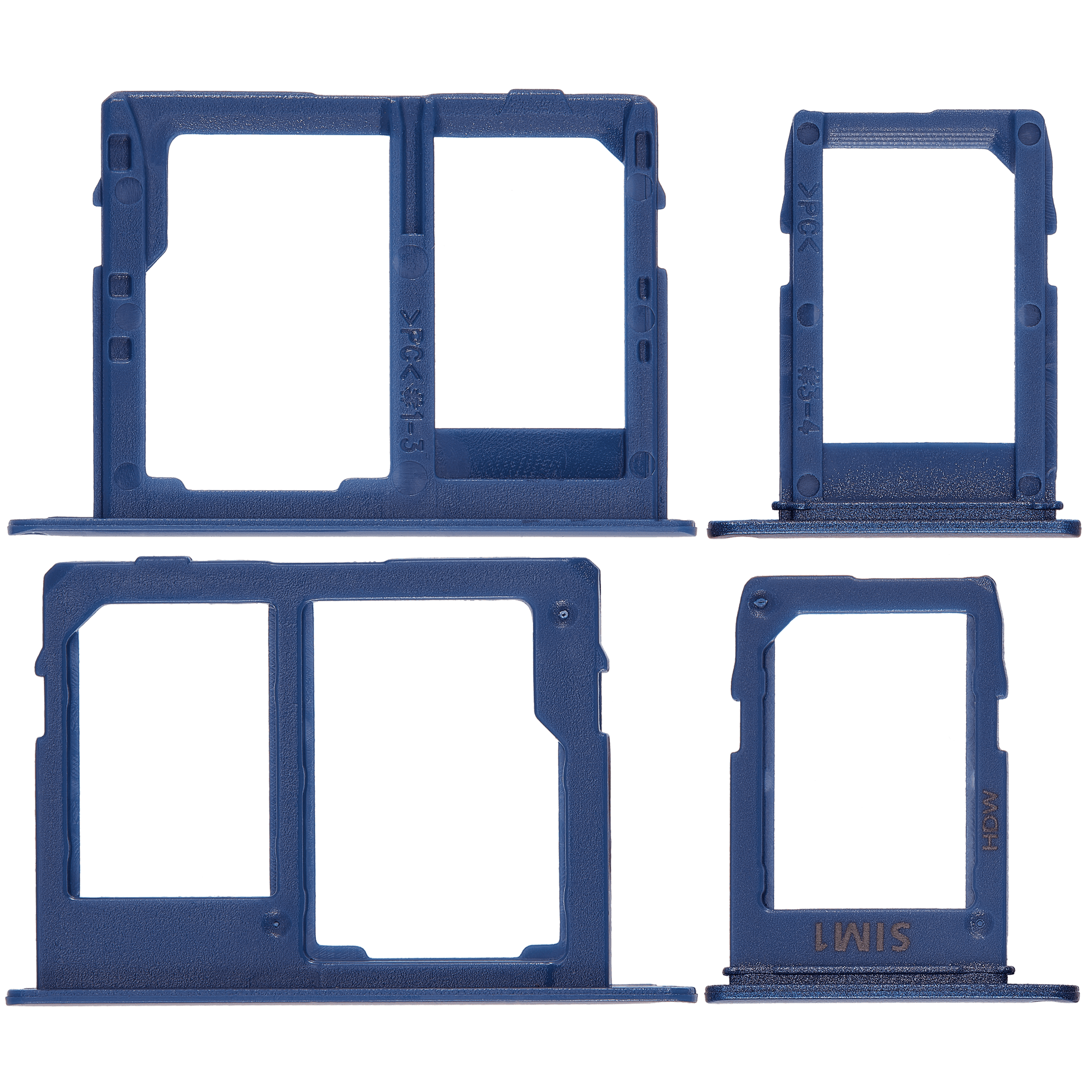 Premium Sim Card Tray For Samsung Galaxy A6 (A600 / 2018) / A6 Plus (A605 / 2018) (Blue) - View 2