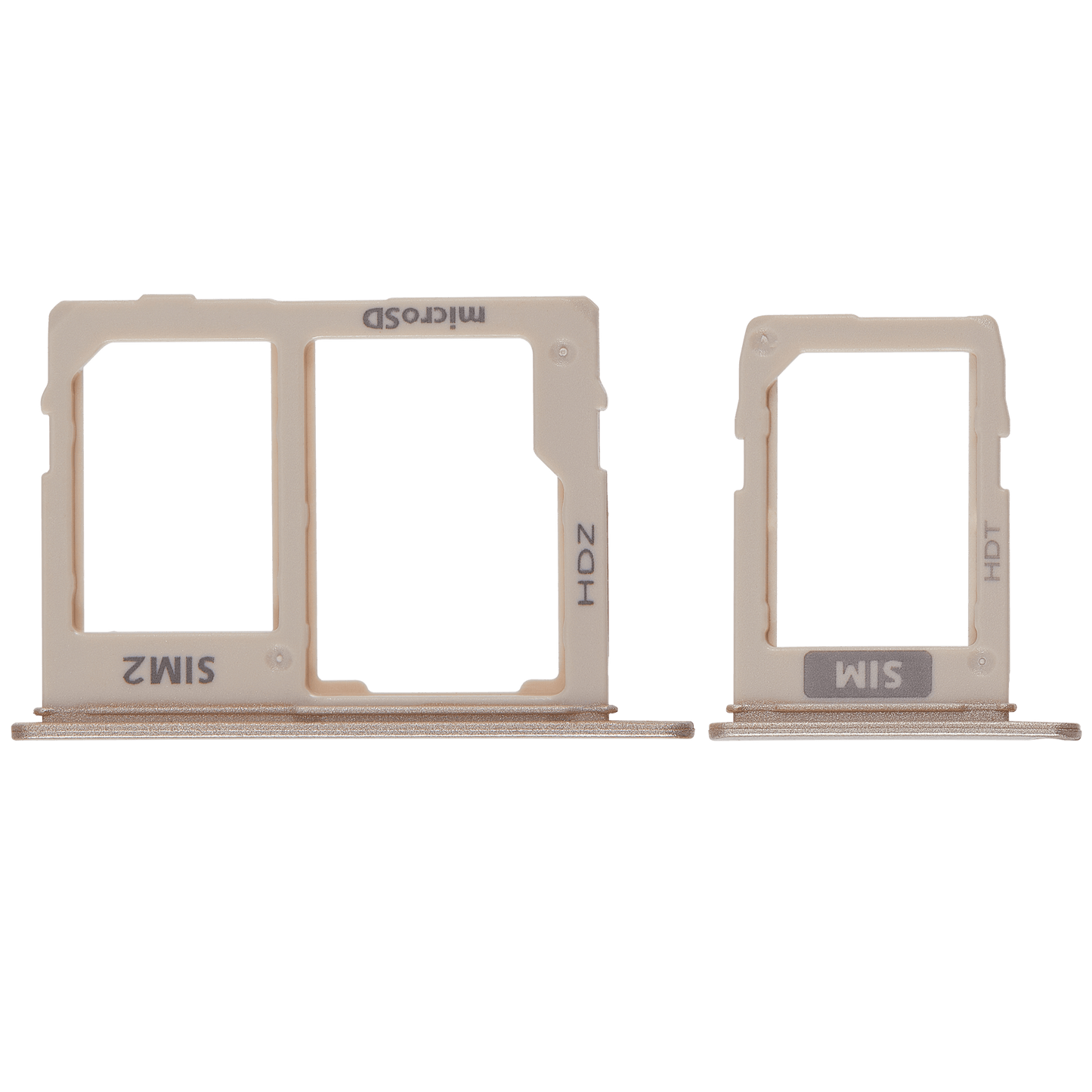 Premium Sim Card Tray For Samsung Galaxy A6 (A600 / 2018) / A6 Plus (A605 / 2018) (Gold) - View 3