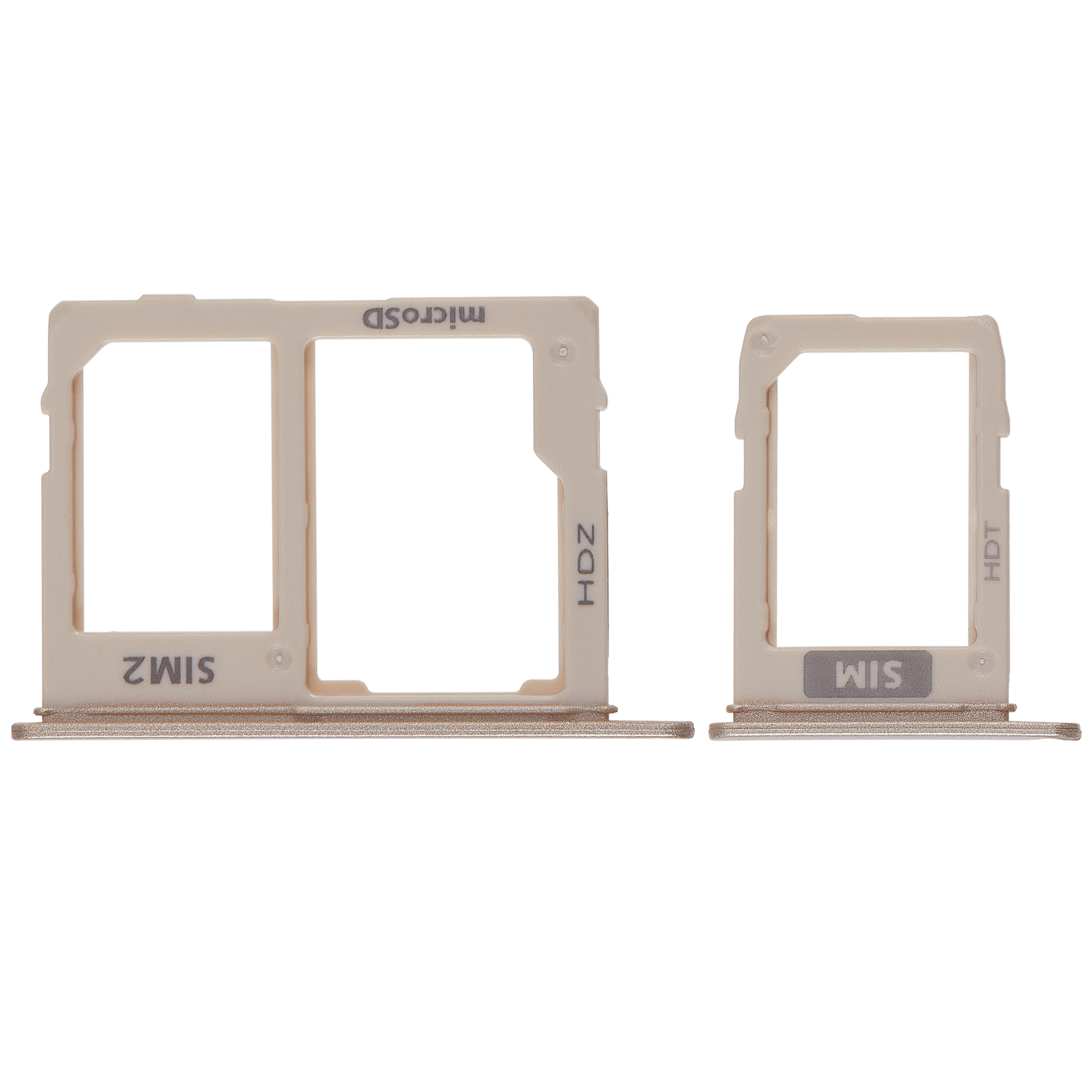 Premium Sim Card Tray For Samsung Galaxy A6 (A600 / 2018) / A6 Plus (A605 / 2018) (Gold) - View 3