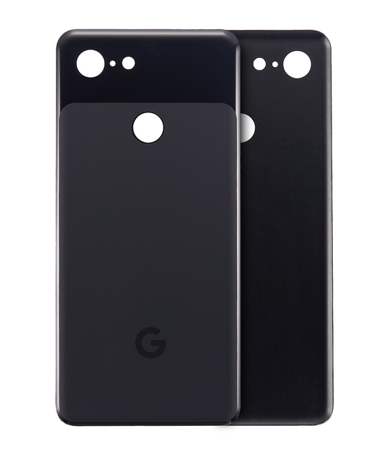 Back cover Glass For Google Pixel 3 (Just Black) - replacement part product view