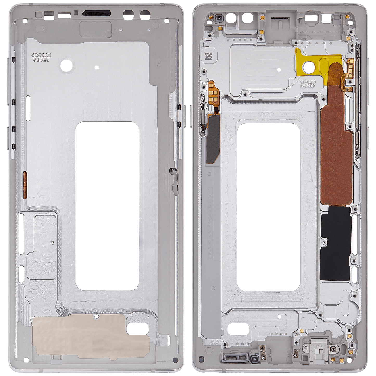 Mid-Frame Housing For Samsung Galaxy Note 9 (Alpine White)