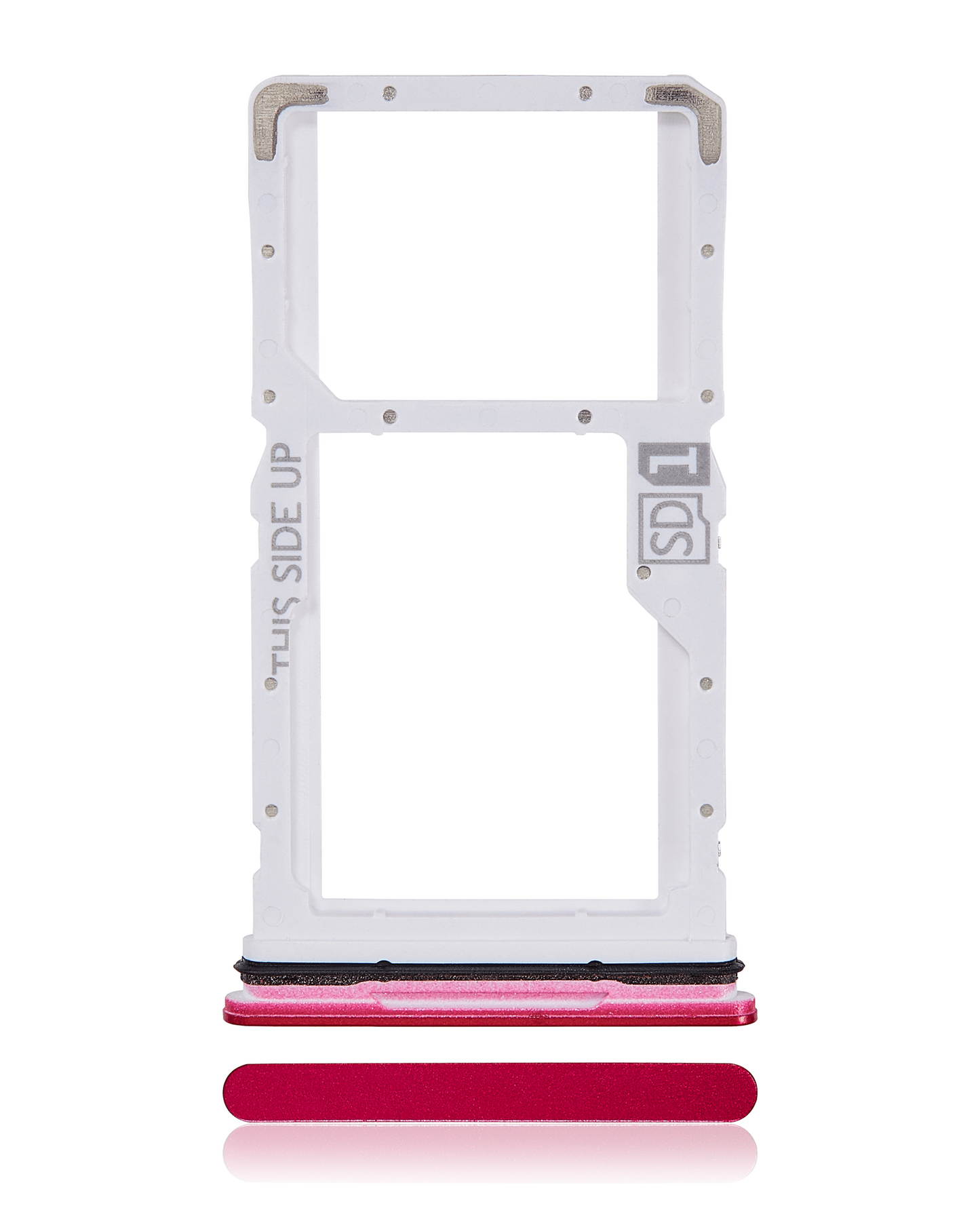 Single Sim Card Tray For Motorola Moto G84 (XT2347 / 2023) (Viva Magenta) replacement part SKU 107082091820 image 1