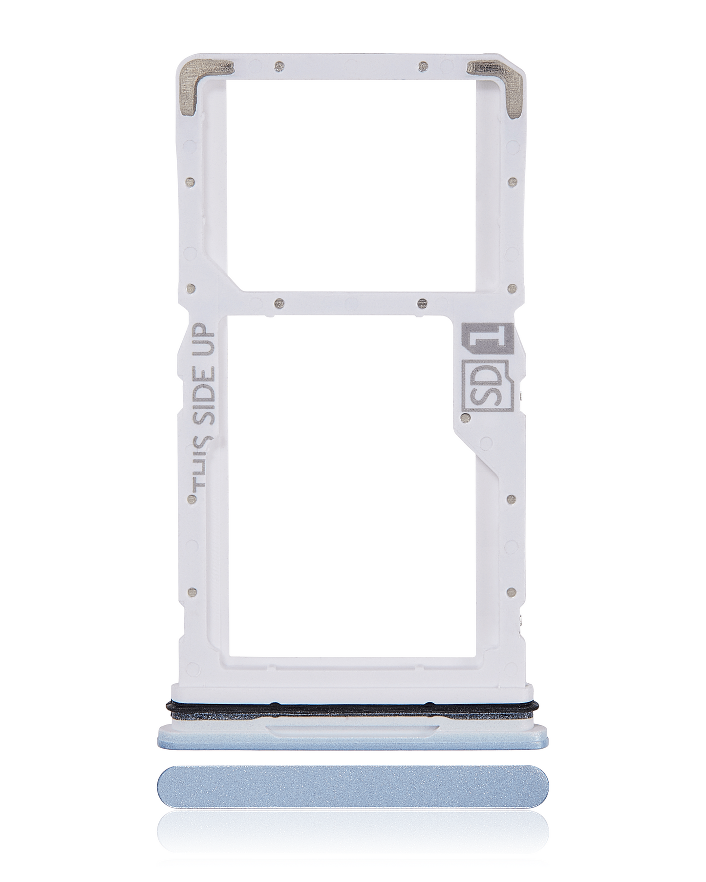 Single Sim Card Tray For Motorola Moto G84 (XT2347 / 2023) (Marshmallow Blue) replacement part SKU 107082091821 image 1