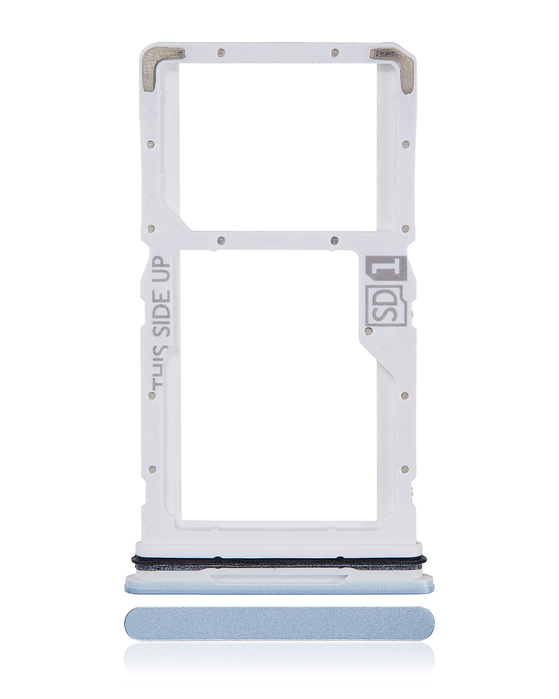 Single Sim Card Tray For Motorola Moto G84 (XT2347 / 2023) (Marshmallow Blue) replacement part SKU 107082091821 image 1