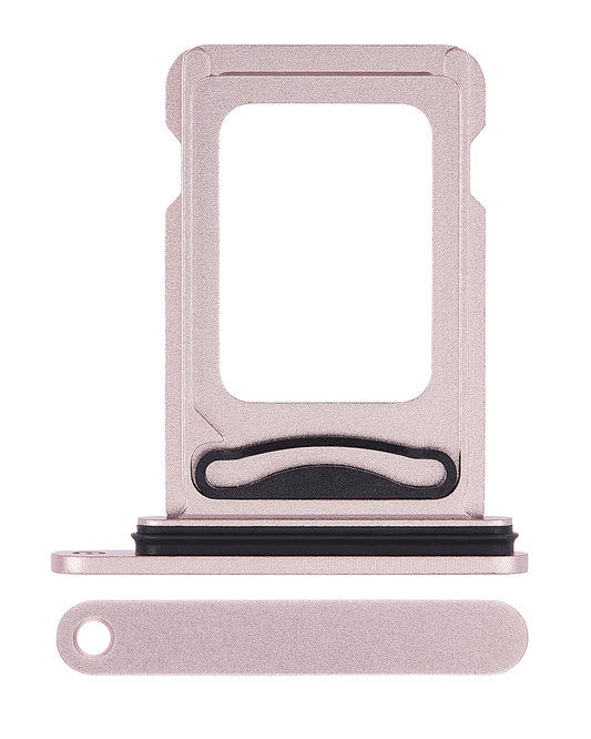 Dual Sim Card Tray For iPhone 15 / 15 Plus (Pink)