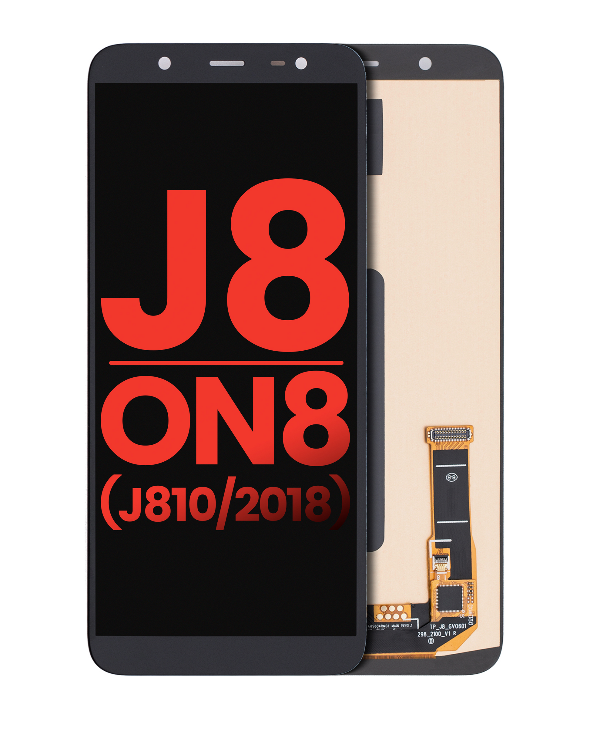 Samsung Galaxy J8 / On8 (J810 / 2018) (Black) OLED replacement screen assembly - product image 1