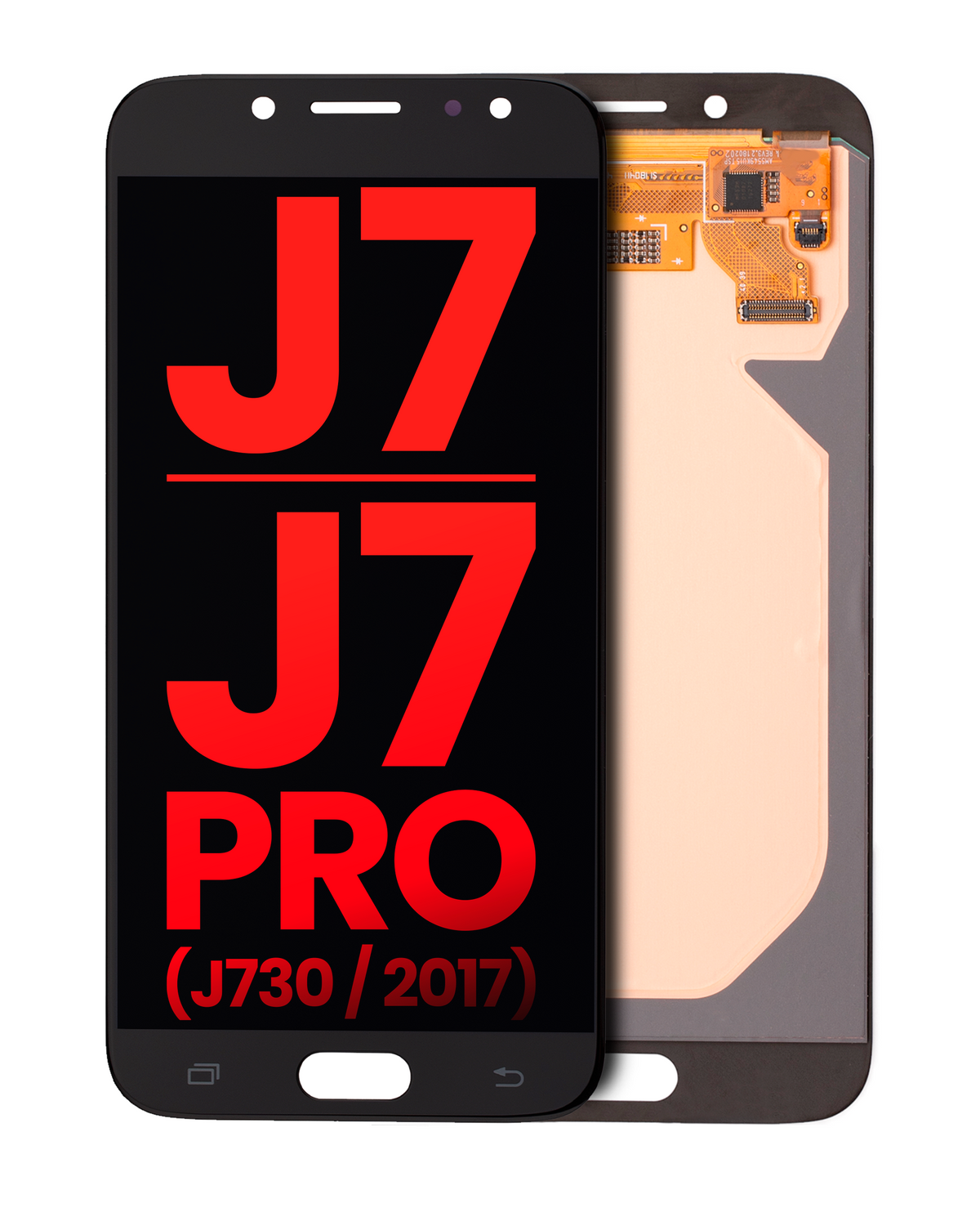 OLED Assembly Without Frame For Samsung Galaxy J7 / J7 Pro (J730 / 2017) (Aftermarket Plus) (Black) Samsung replacement part SKU 107082016150 - product image 1