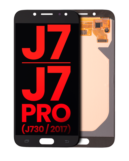 OLED Assembly Without Frame For Samsung Galaxy J7 / J7 Pro (J730 / 2017) (Aftermarket Plus) (Black) Samsung replacement part SKU 107082016150 - product image 1