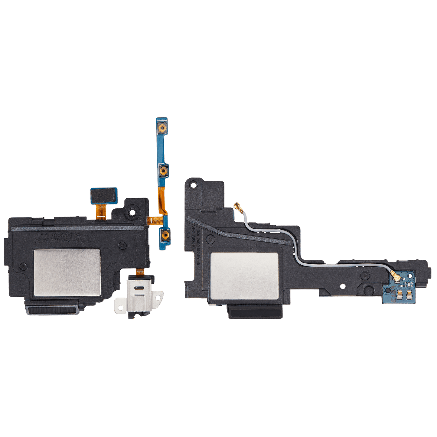 Loudspeaker With Headphone Jack And Power / Volume Flex Cable For Samsung Galaxy Note 10.1" (2014 Edition / P600 / P605) (2 Piece Set) Samsung Galaxy Tab replacement part image 1