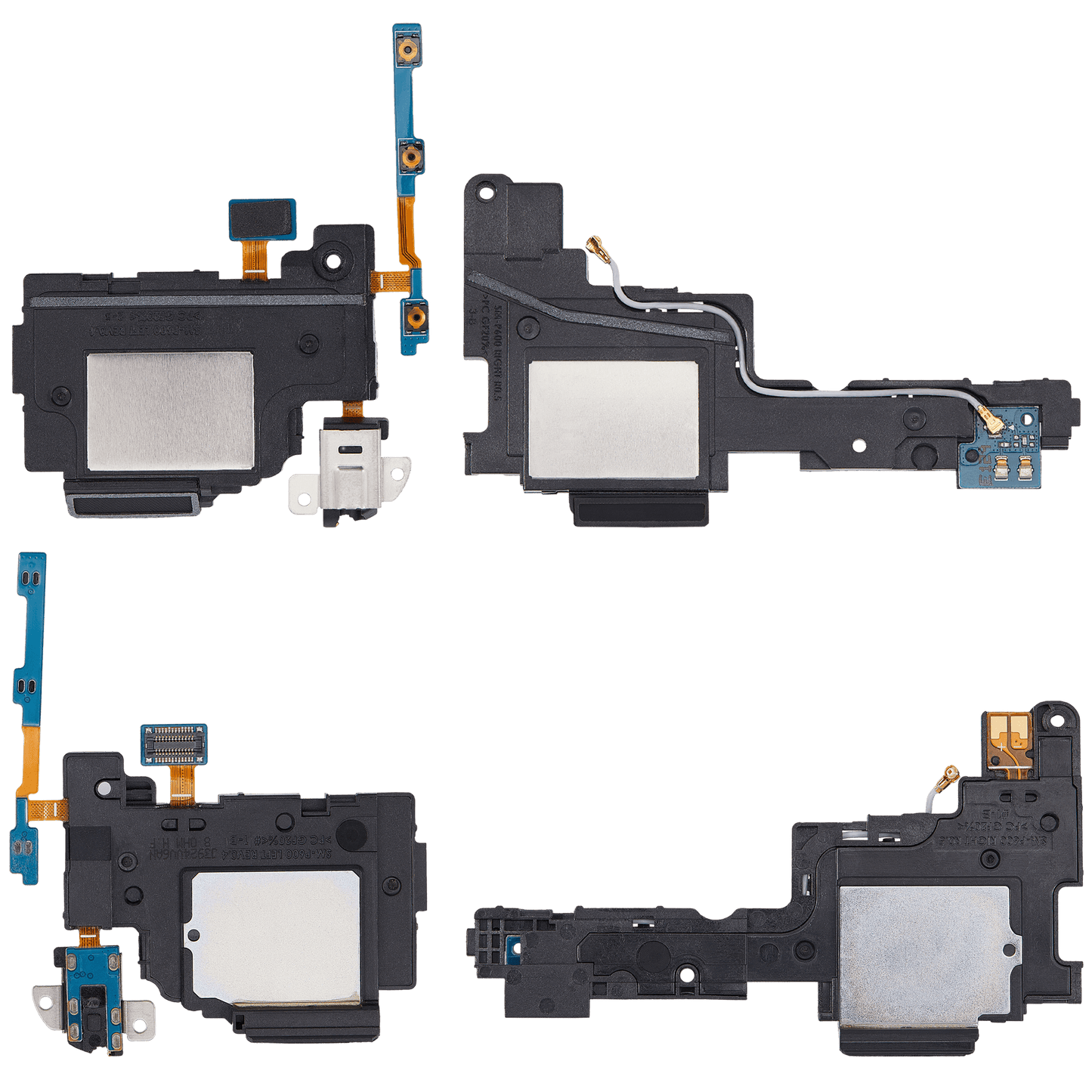 Loudspeaker With Headphone Jack And Power / Volume Flex Cable For Samsung Galaxy Note 10.1" (2014 Edition / P600 / P605) (2 Piece Set) Samsung Galaxy Tab replacement part image 2