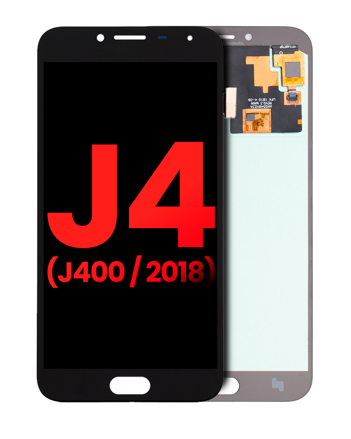 OLED Assembly Without Frame For Samsung Galaxy J4 (J400 / 2018) (Aftermarket Plus) (Black) | Samsung Galaxy J4 (J400 / 2018) Replacement Parts | product image 1