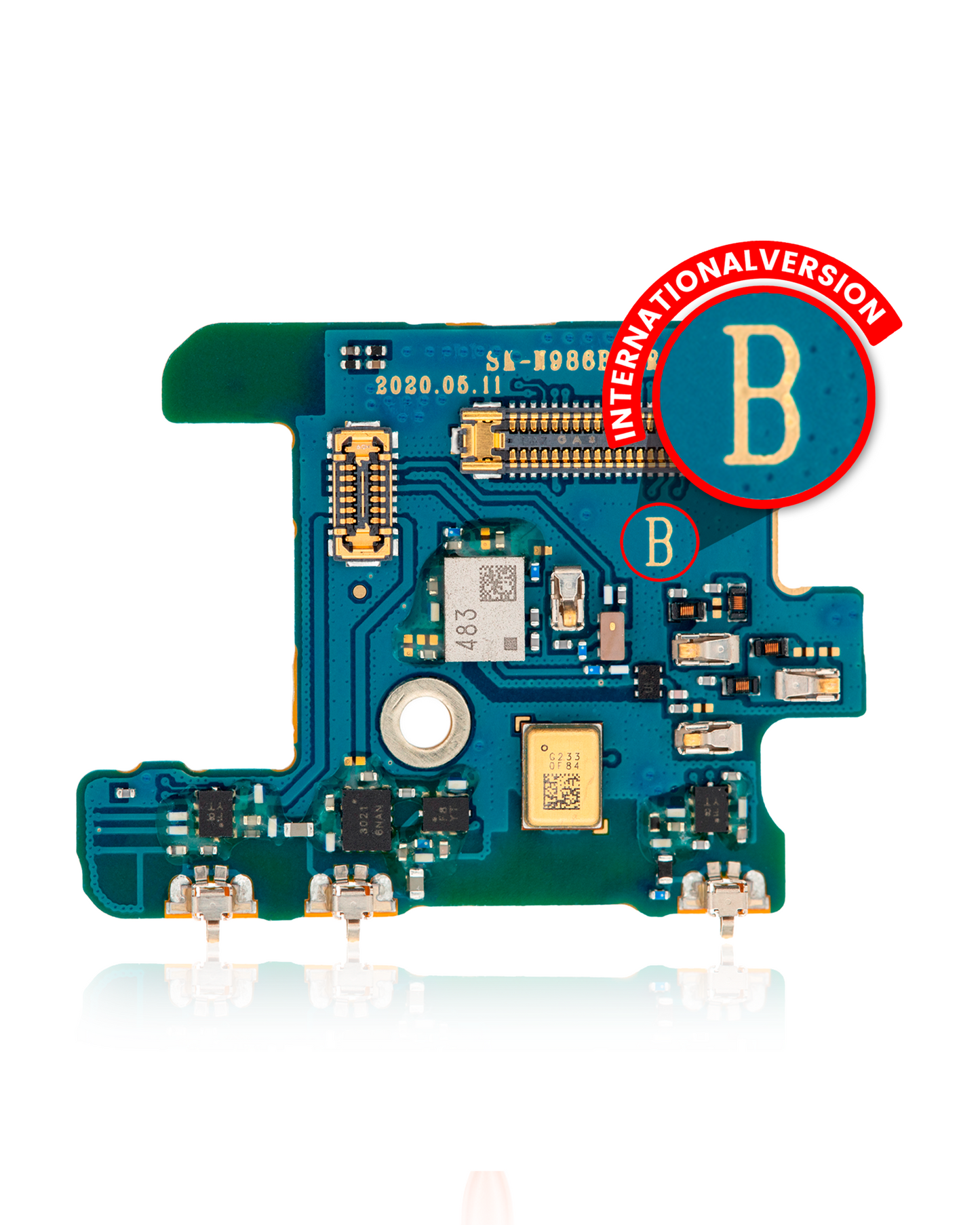 Microphone PCB Board For Samsung Galaxy Note 20 Ultra 5G (International Version)