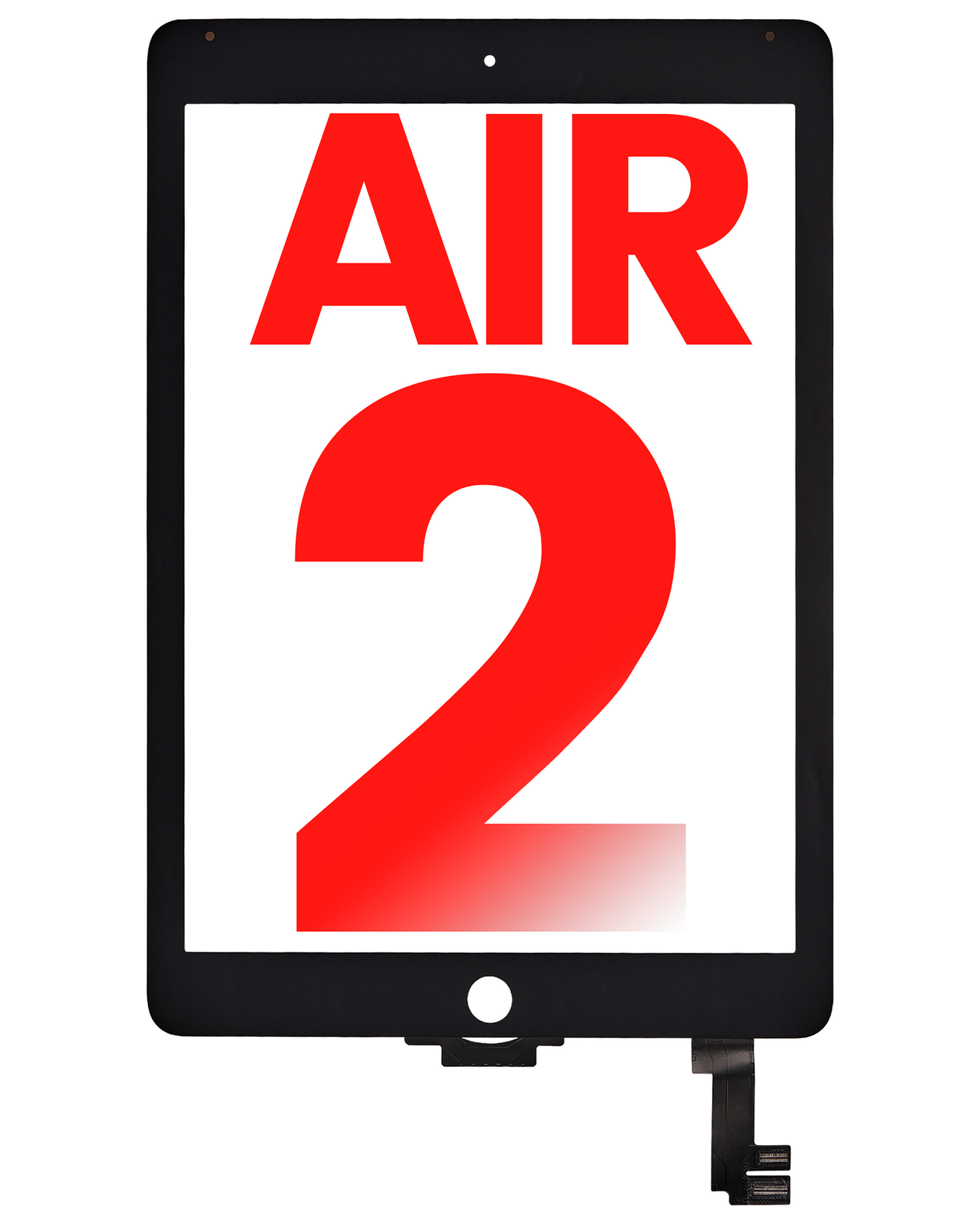 Digitizer For iPad Air 2 (Glass Separation Required) (Aftermarket Plus) (Black)