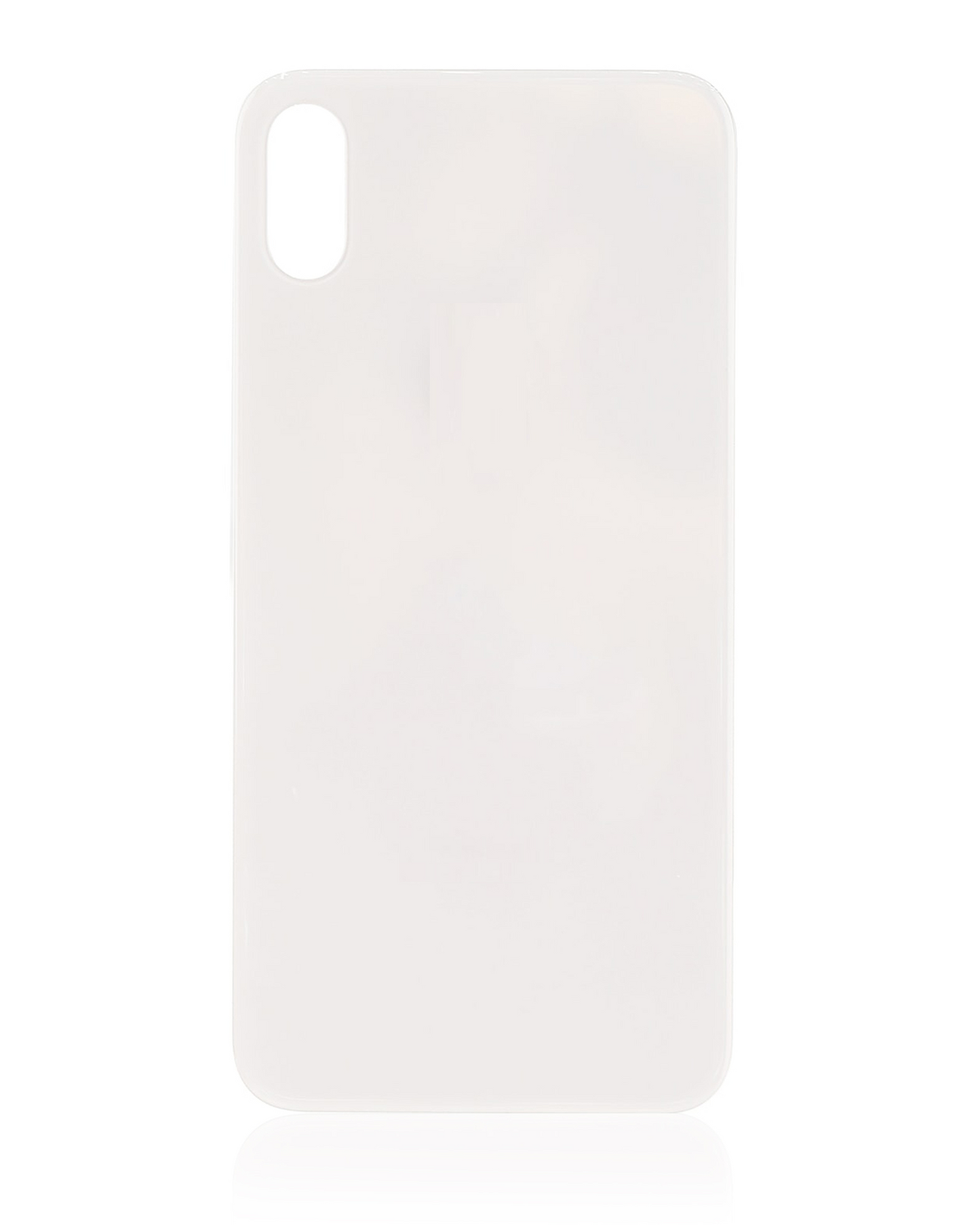 Back Cover Glass For iPhone X (No Logo) (Silver)