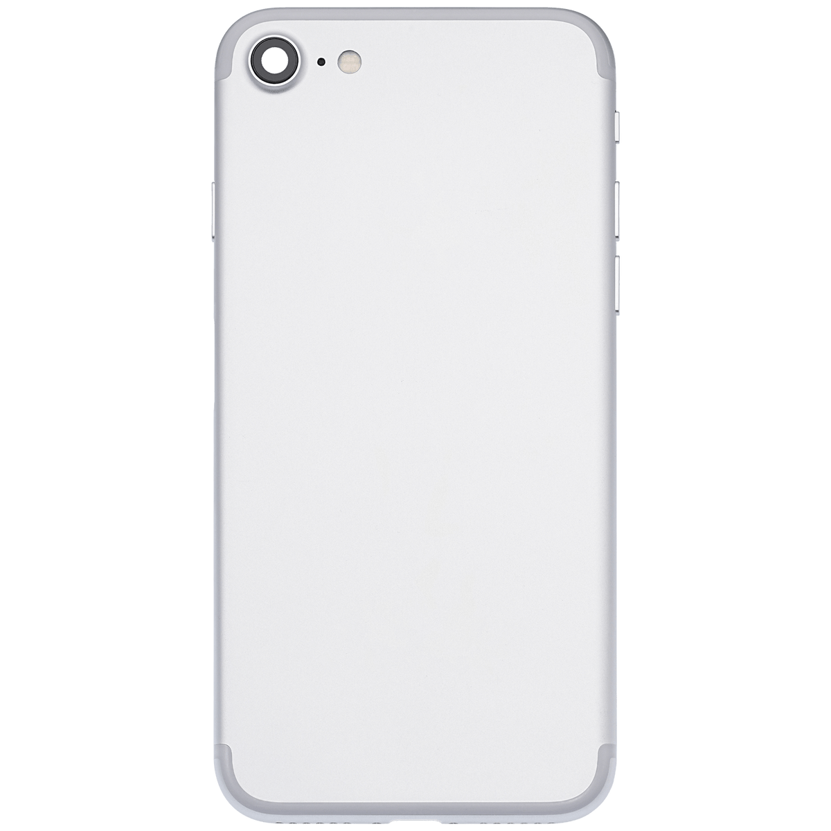 Back Housing W/ Small Parts For iPhone 7 (Used OEM Pull: Grade A) (Silver)