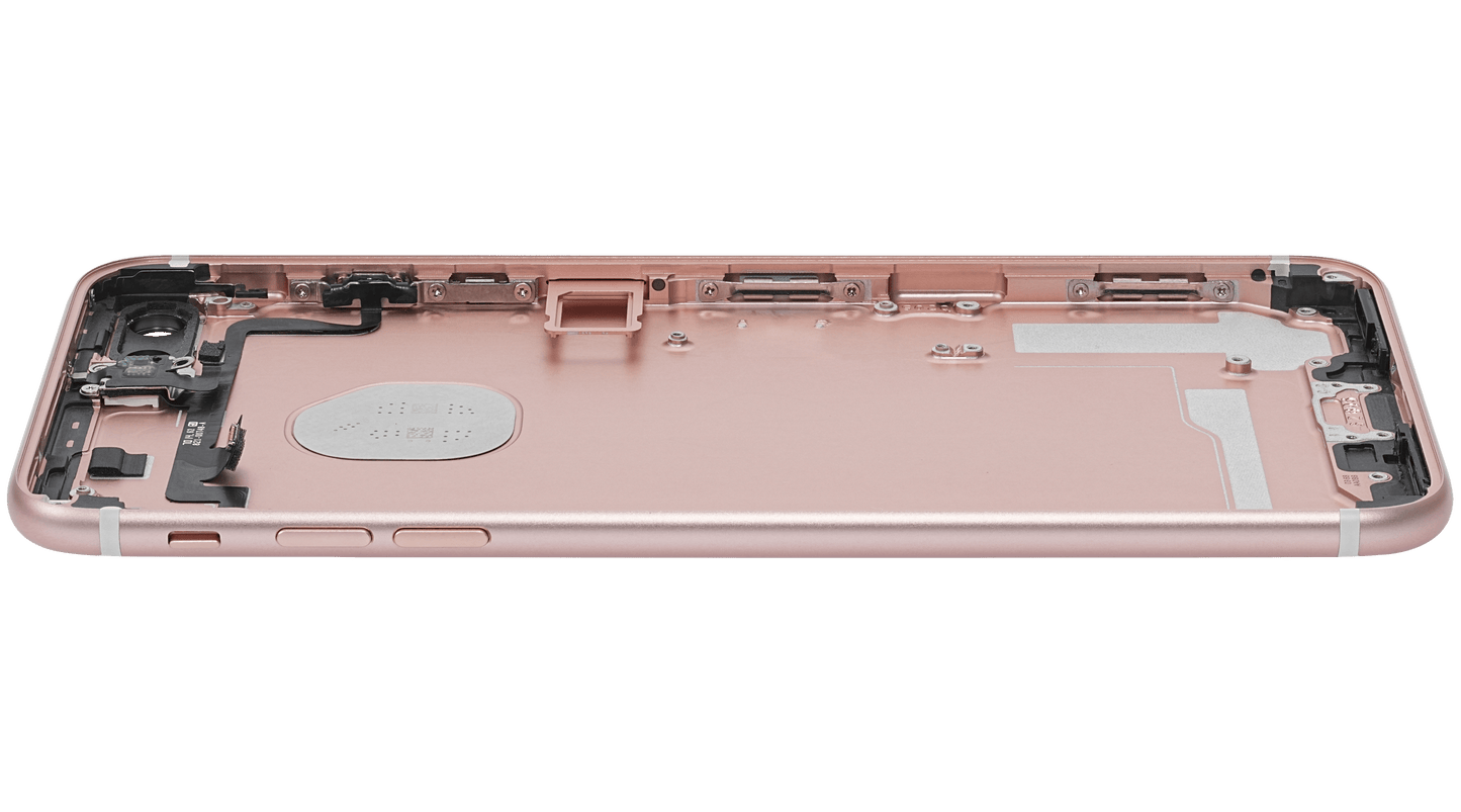 Back Housing W/ Small Parts For iPhone 7 Plus (Used OEM Pull: Grade A) (Rose Gold)