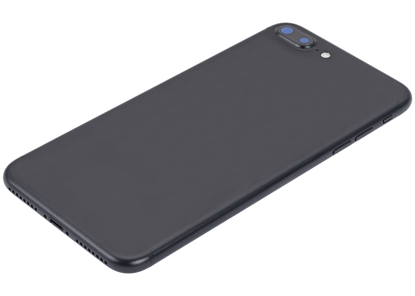Back Housing W/ Small Parts For iPhone 7 Plus (Used OEM Pull: Grade A) (Matte Black)