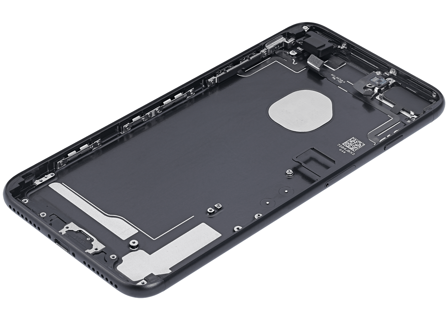 Back Housing W/ Small Parts For iPhone 7 Plus (Used OEM Pull: Grade A) (Matte Black)