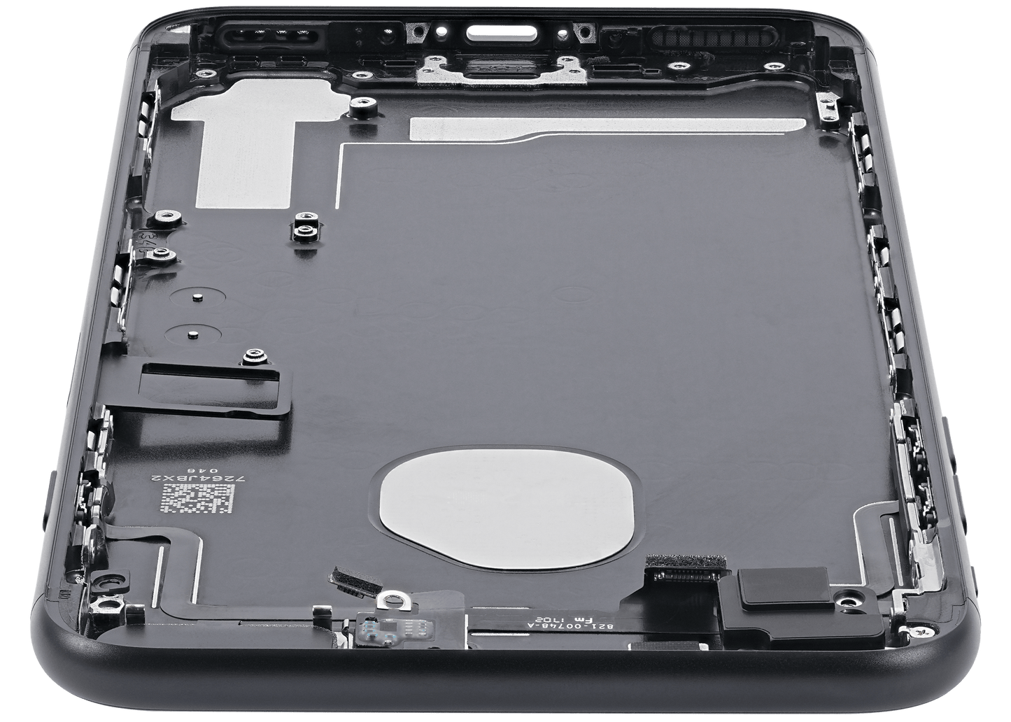 Back Housing W/ Small Parts For iPhone 7 Plus (Used OEM Pull: Grade A) (Matte Black)