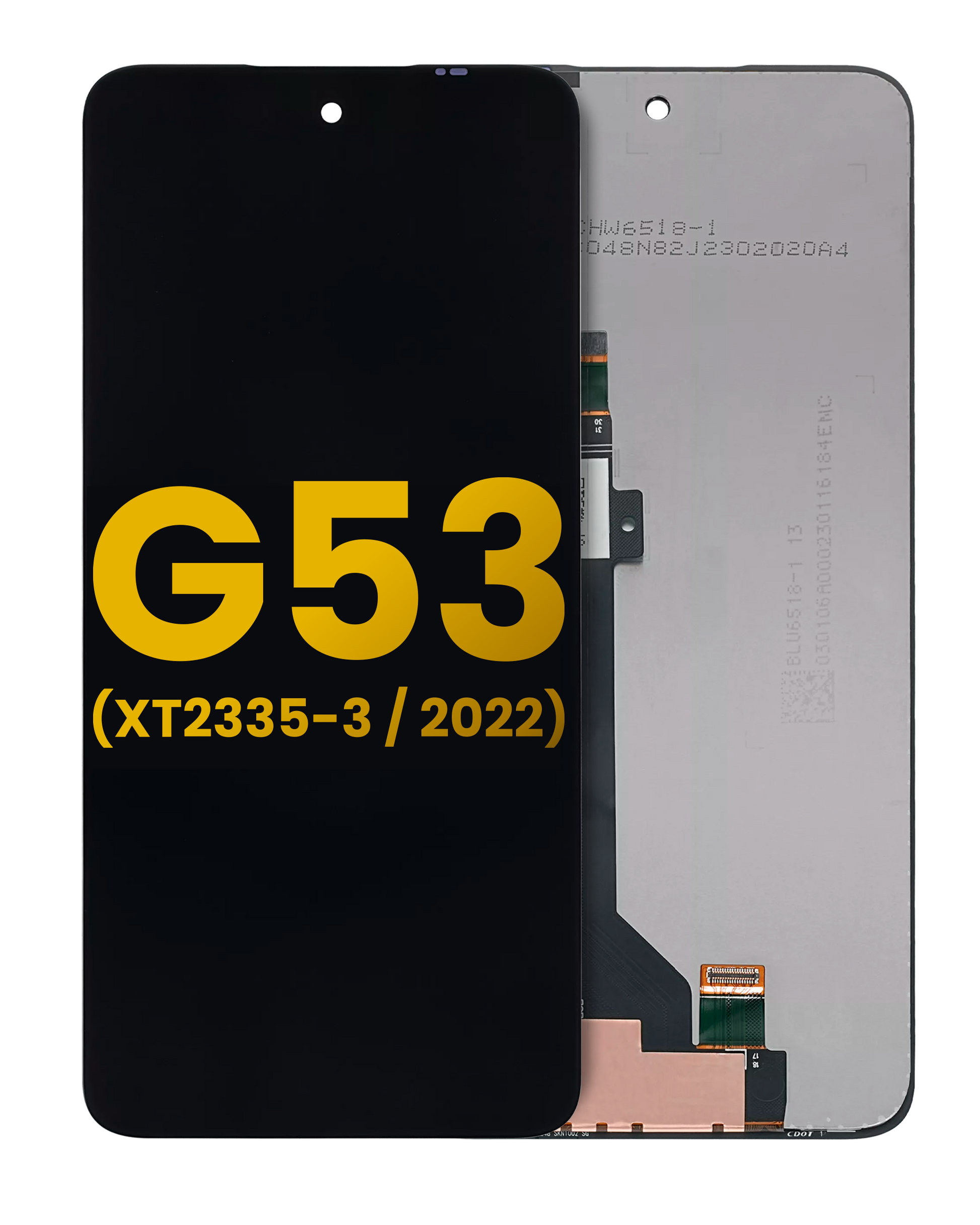 LCD Assembly Without Frame For Motorola Moto G53 (XT2335 / 2022) (Refurbished) (All Colors) replacement part SKU 107082090501 image 1