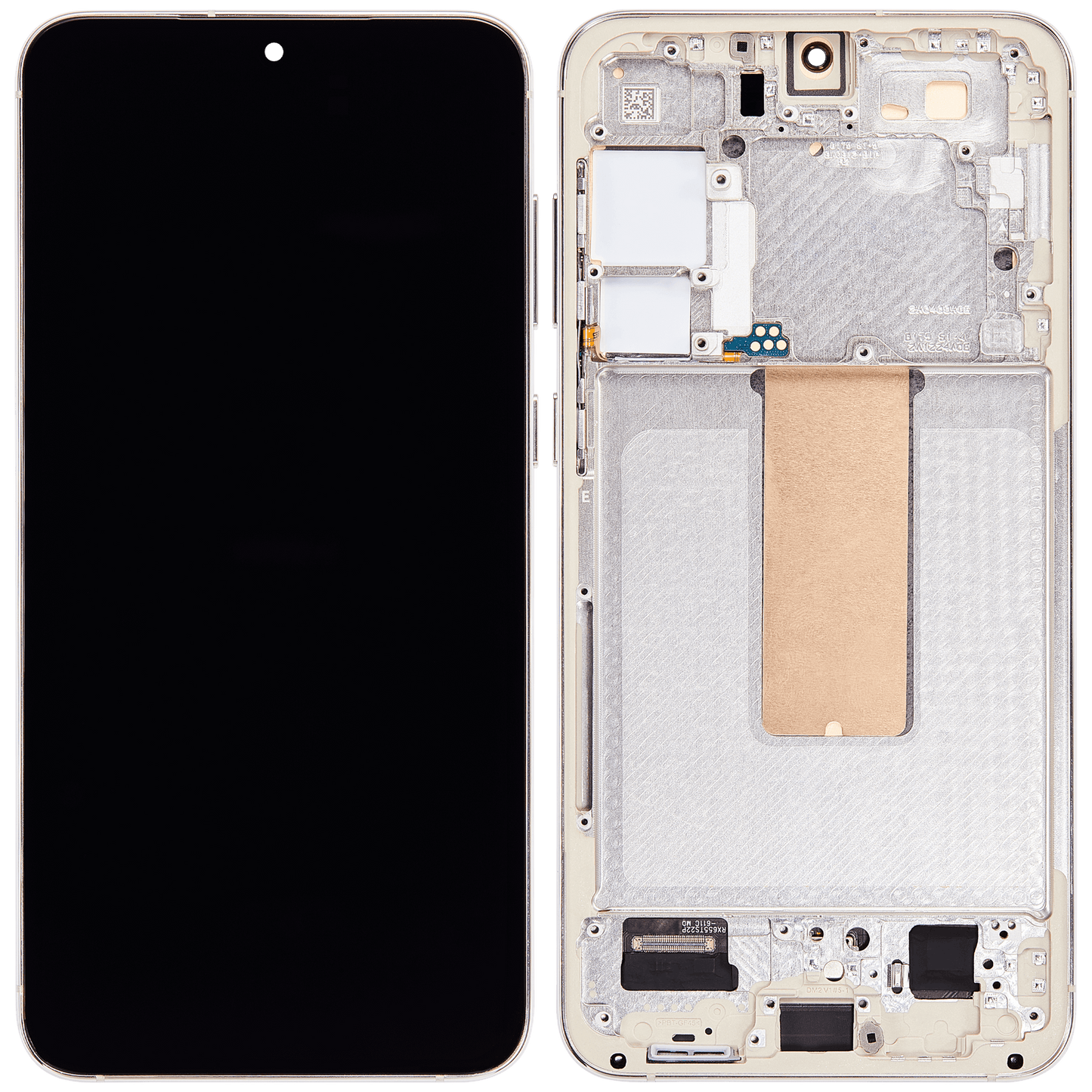 OLED Assembly With Frame For Samsung Galaxy S23 Plus (US & International) (Aftermarket Plus) (Cream)