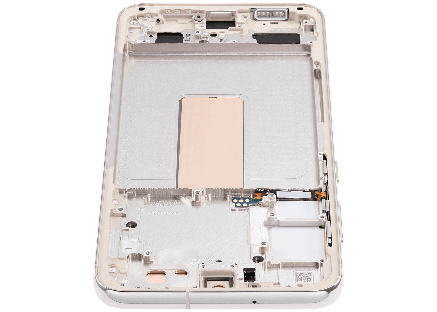 OLED Assembly With Frame For Samsung Galaxy S23 Plus (US & International) (Aftermarket Plus) (Cream)