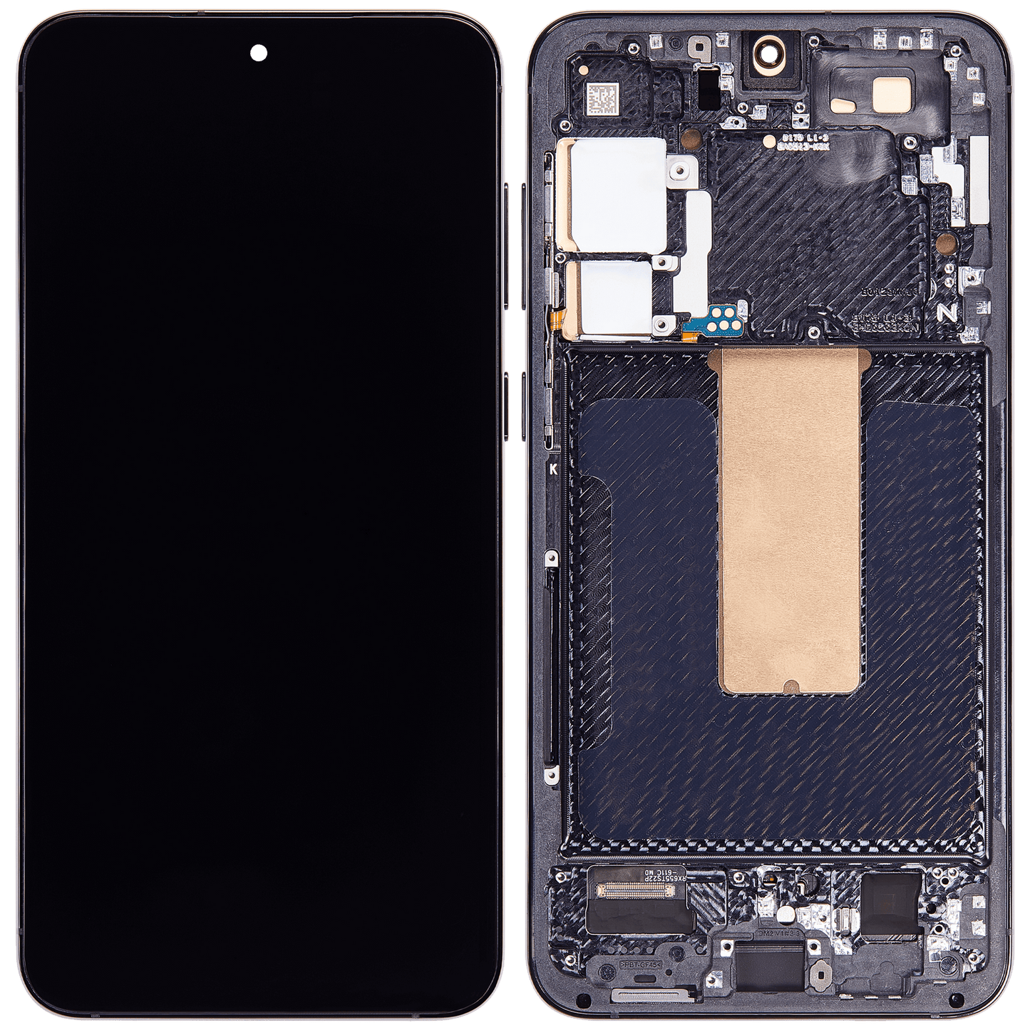 OLED Assembly With Frame For Samsung Galaxy S23 Plus (US & International) (Aftermarket Plus) (Phantom Black)