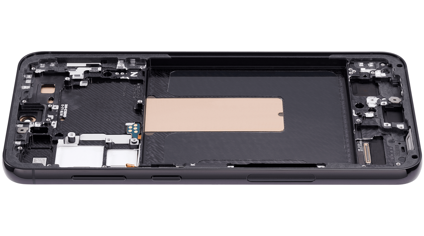 OLED Assembly With Frame For Samsung Galaxy S23 Plus (US & International) (Aftermarket Plus) (Phantom Black)