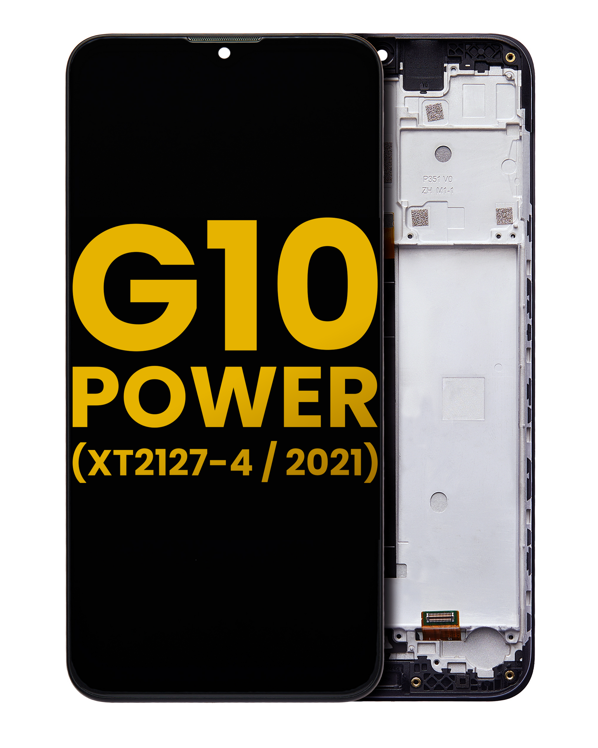 LCD Assembly With Frame For Motorola Moto G10 Power (XT2127-4 / 2021) (Refurbished) (All Colors) replacement part for compatible Motorola phone, SKU 107082028404, product image 1