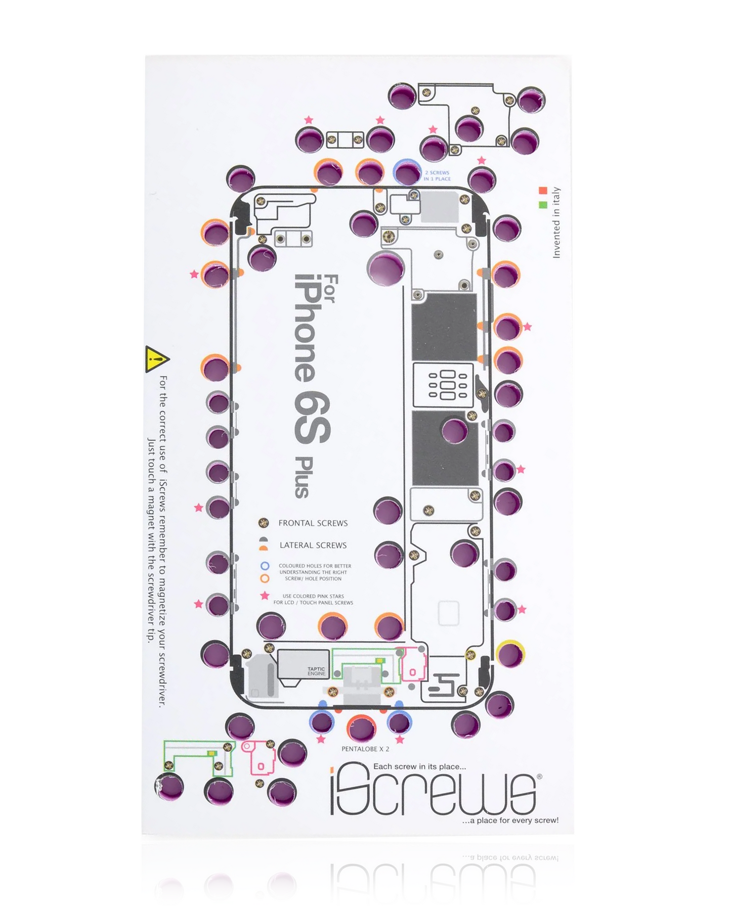 iScrews Position Mat For iPhone 6S Plus (dottorpod)