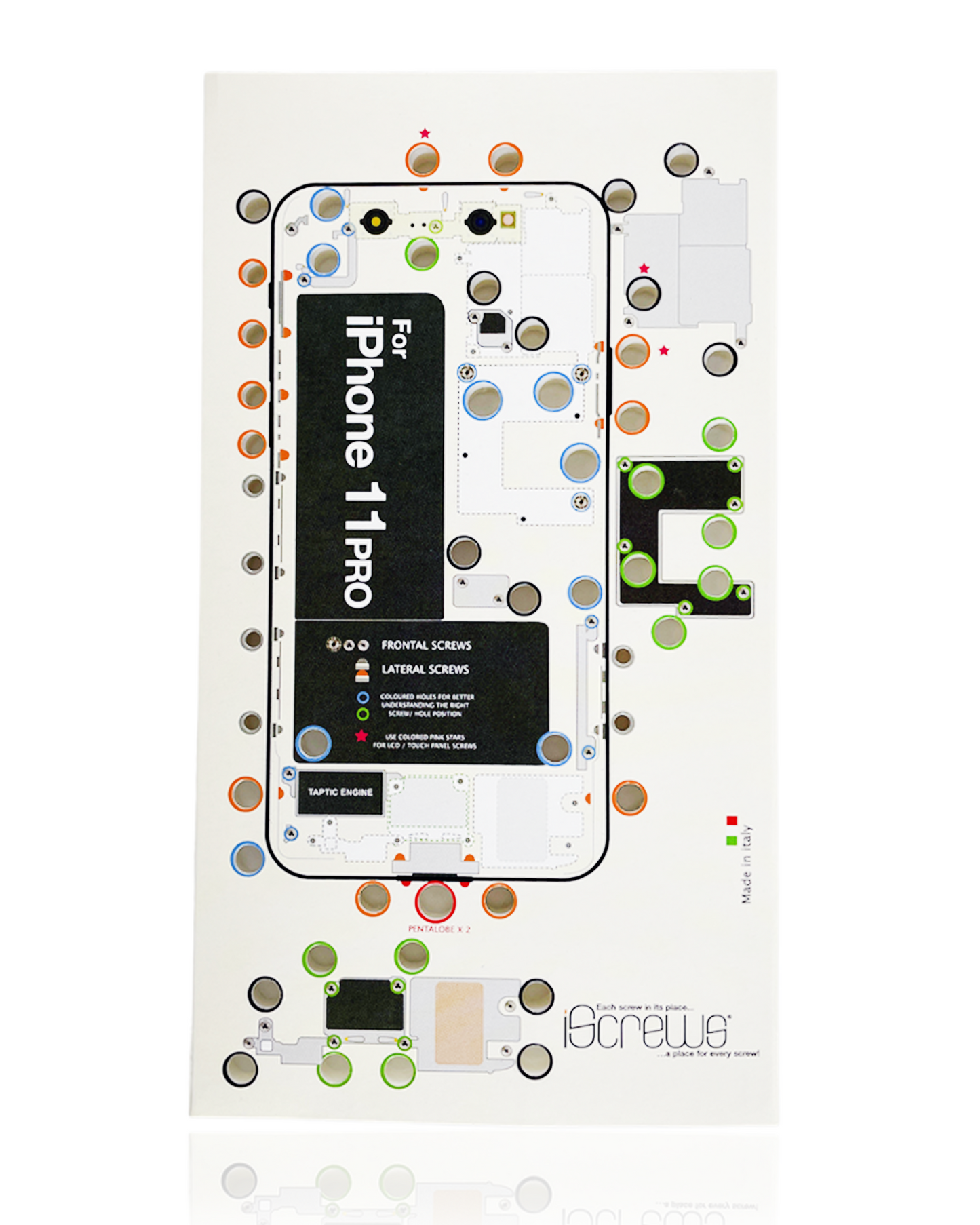 iScrews Position Mat For iPhone 11 Pro (dottorpod)