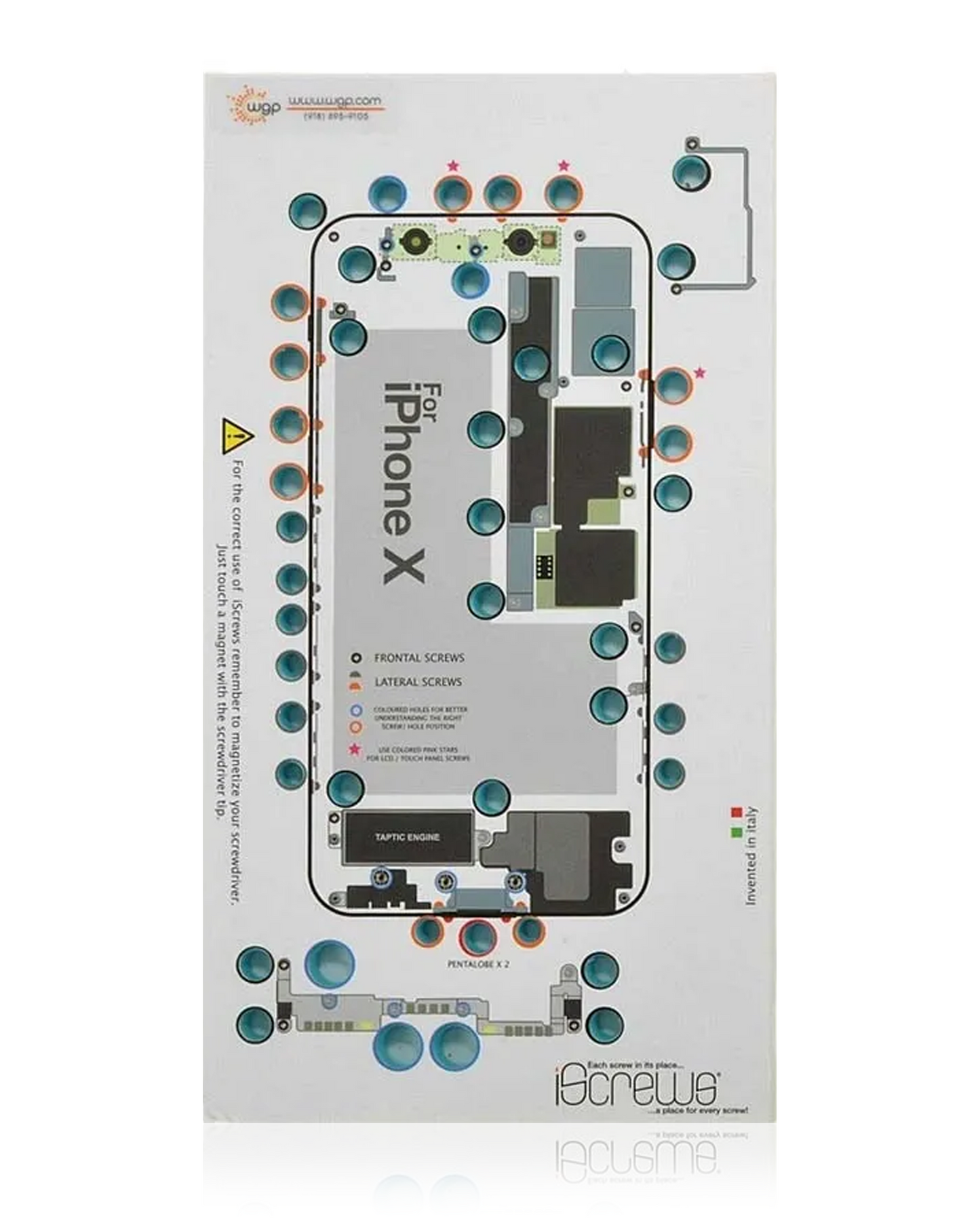 iScrews Position Mat For iPhone X (dottorpod)