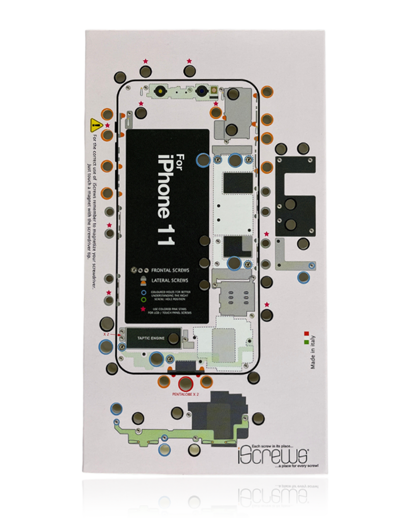 iScrews Position Mat For iPhone 11 (dottorpod)