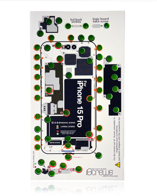 iScrews Position Mat For iPhone 15 Pro(dottorpod)