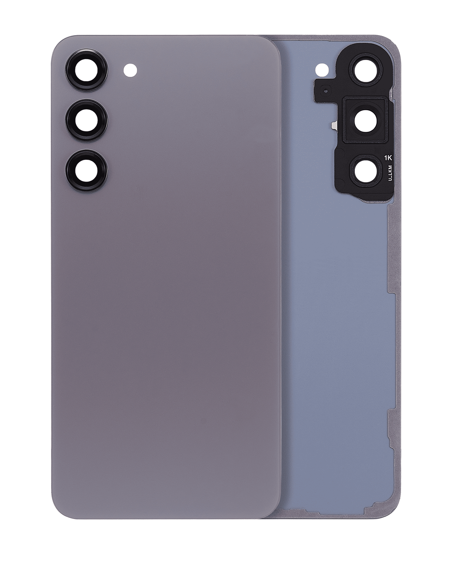 Back Cover Glass With Camera Lens For Samsung Galaxy S23 Plus (Service Pack) (Graphite)