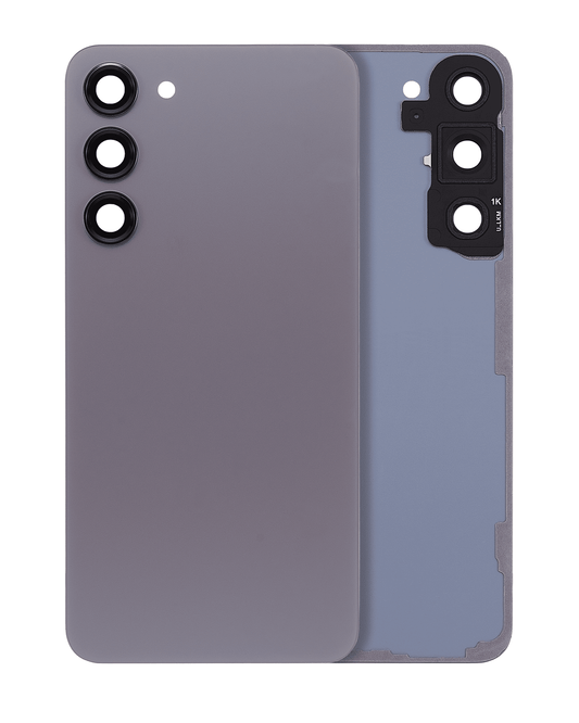 Back Cover Glass With Camera Lens For Samsung Galaxy S23 Plus (Service Pack) (Graphite)
