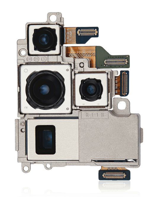 Back Camera Assembly (Wide & Periscope & Ultra Wide & Telephoto) For Samsung Galaxy S22 Ultra 5G (Used OEM Pull: Grade B)