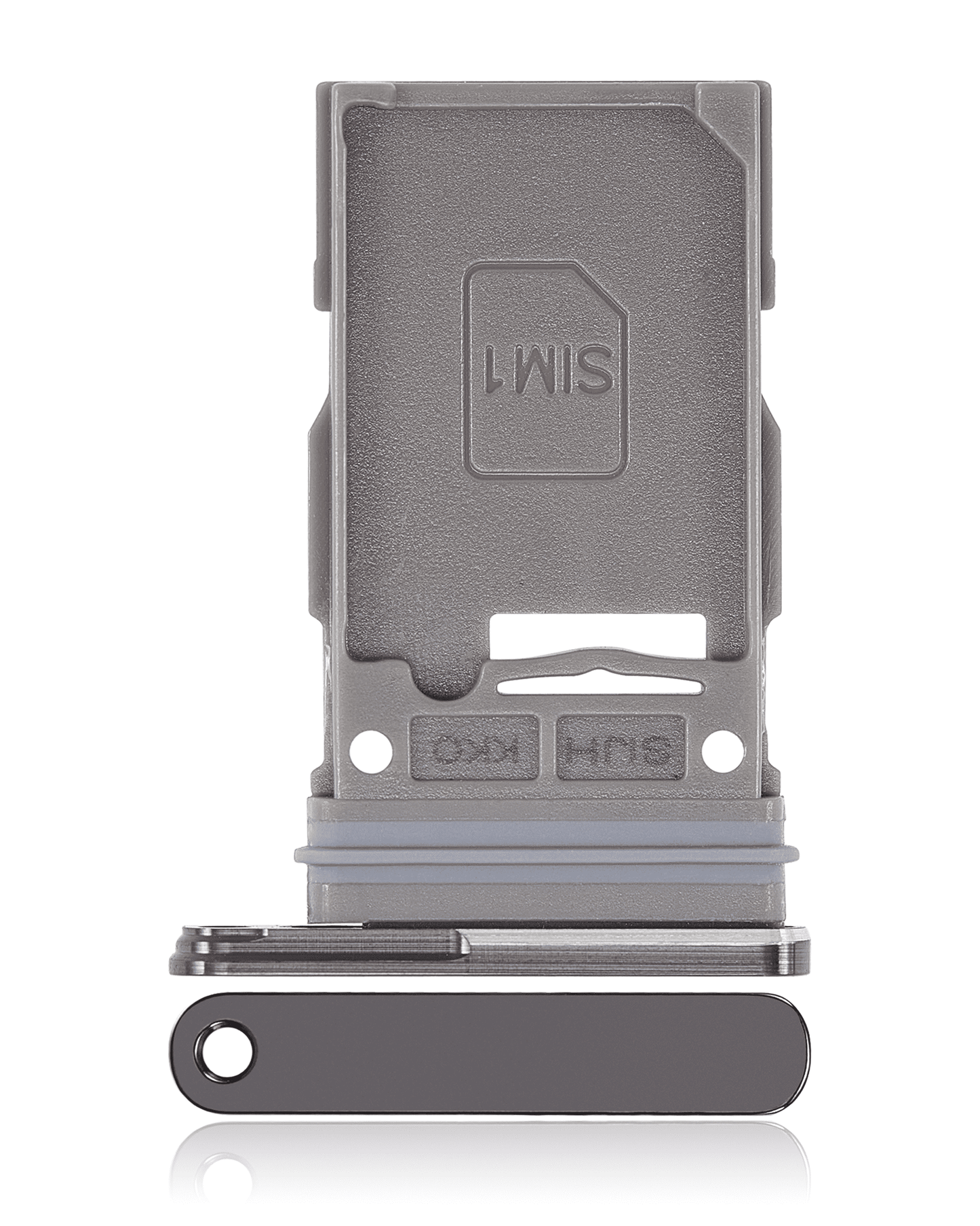 Single Sim Card Tray For Samsung Galaxy S22 Ultra 5G (Phantom Black)