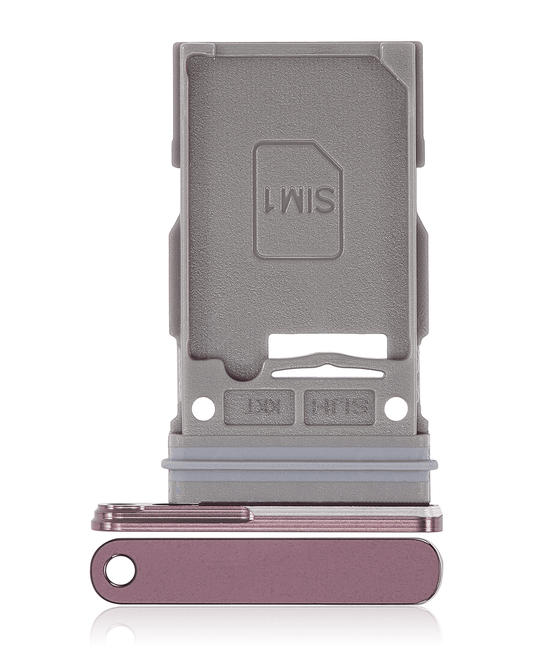 Single Sim Card Tray For Samsung Galaxy S22 Ultra 5G (Burgundy)