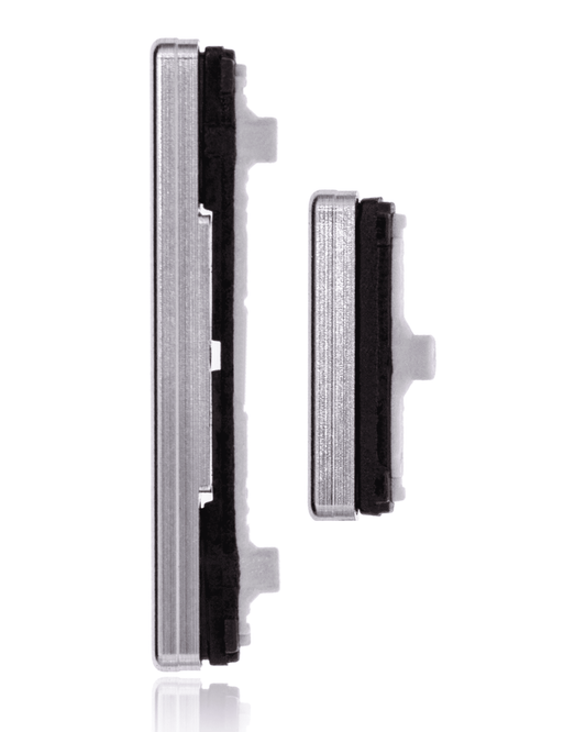 Hard Buttons (Power / Volume) For Samsung Galaxy Note 10 Plus / 5G (Aura Glow / Silver)