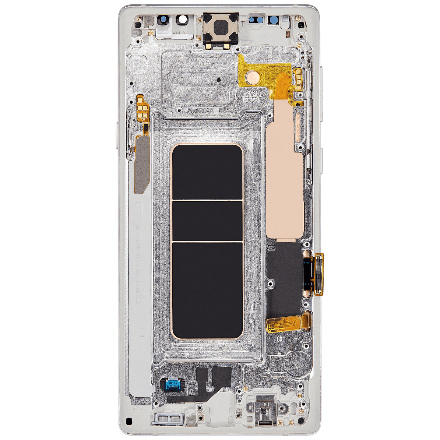 OLED Assembly With Frame For Samsung Galaxy Note 9 (Refurbished) (Cloud Silver)