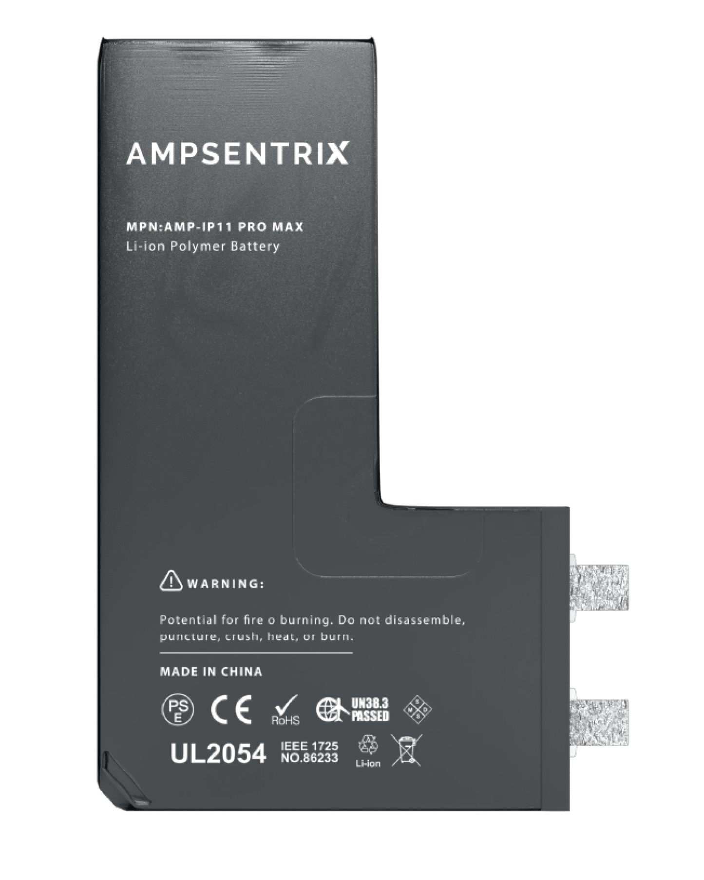 Replacement Battery For IPhone 11 Pro Max (Spot Welding Required) (AmpSentrix Core Extended)