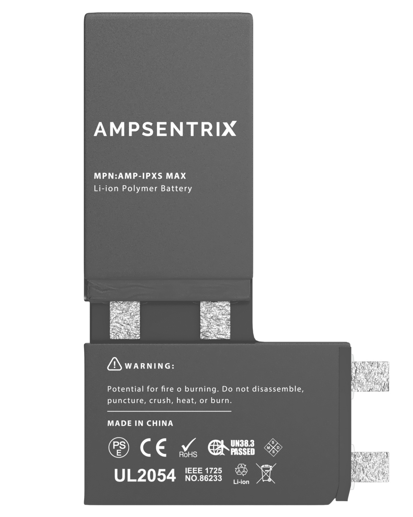 Replacement Battery For iPhone XS Max (Spot Welding Required) (AmpSentrix Core Extended)