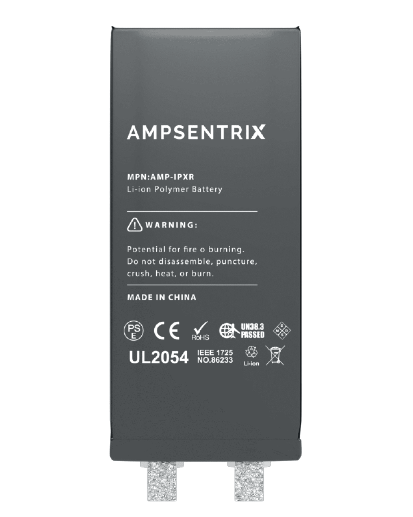 Replacement Battery For iPhone XR (Spot Welding Required) (AmpSentrix Core Extended)