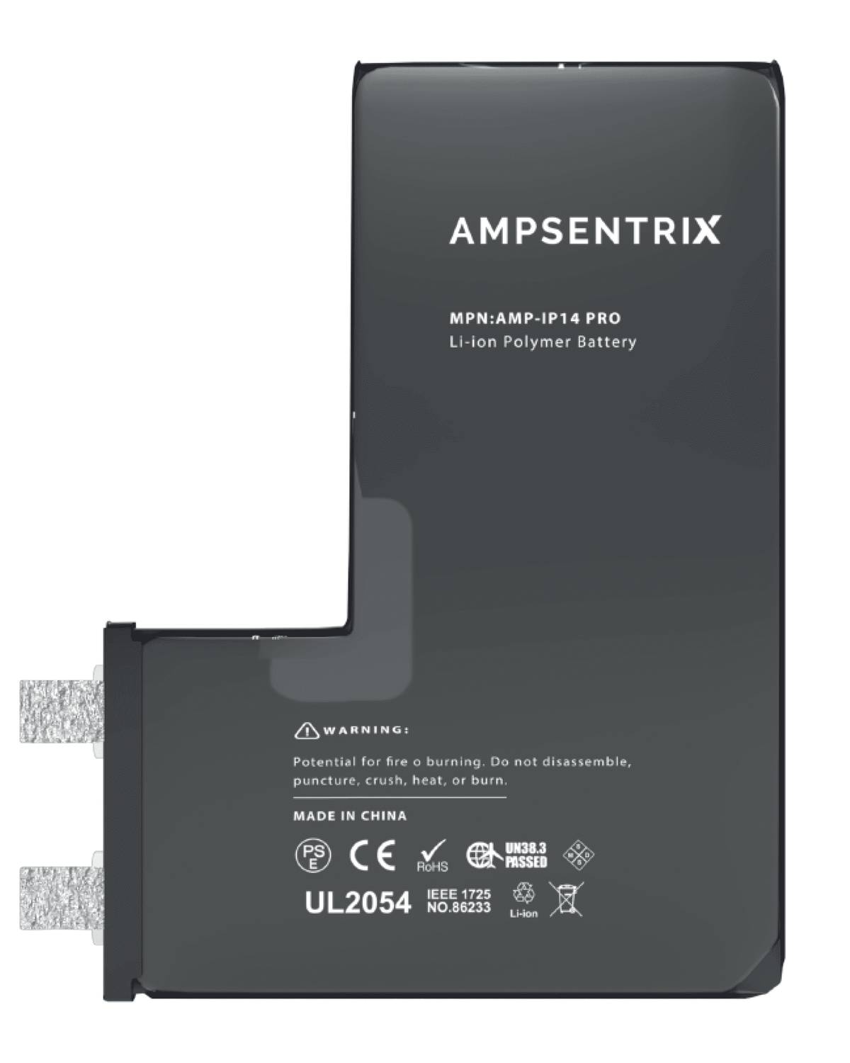 Replacement Battery Core For iPhone 14 Pro (Spot Welding Required) (AmpSentrix Core)