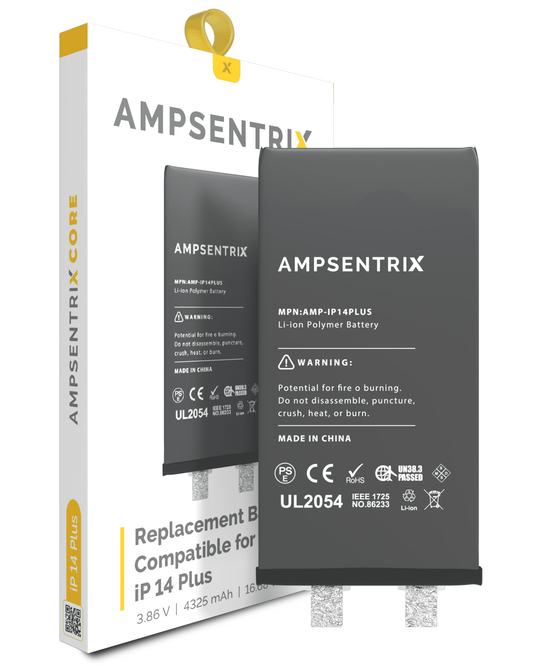 Replacement Battery Core For iPhone 14 Plus (Spot Welding Required) (AmpSentrix Core)