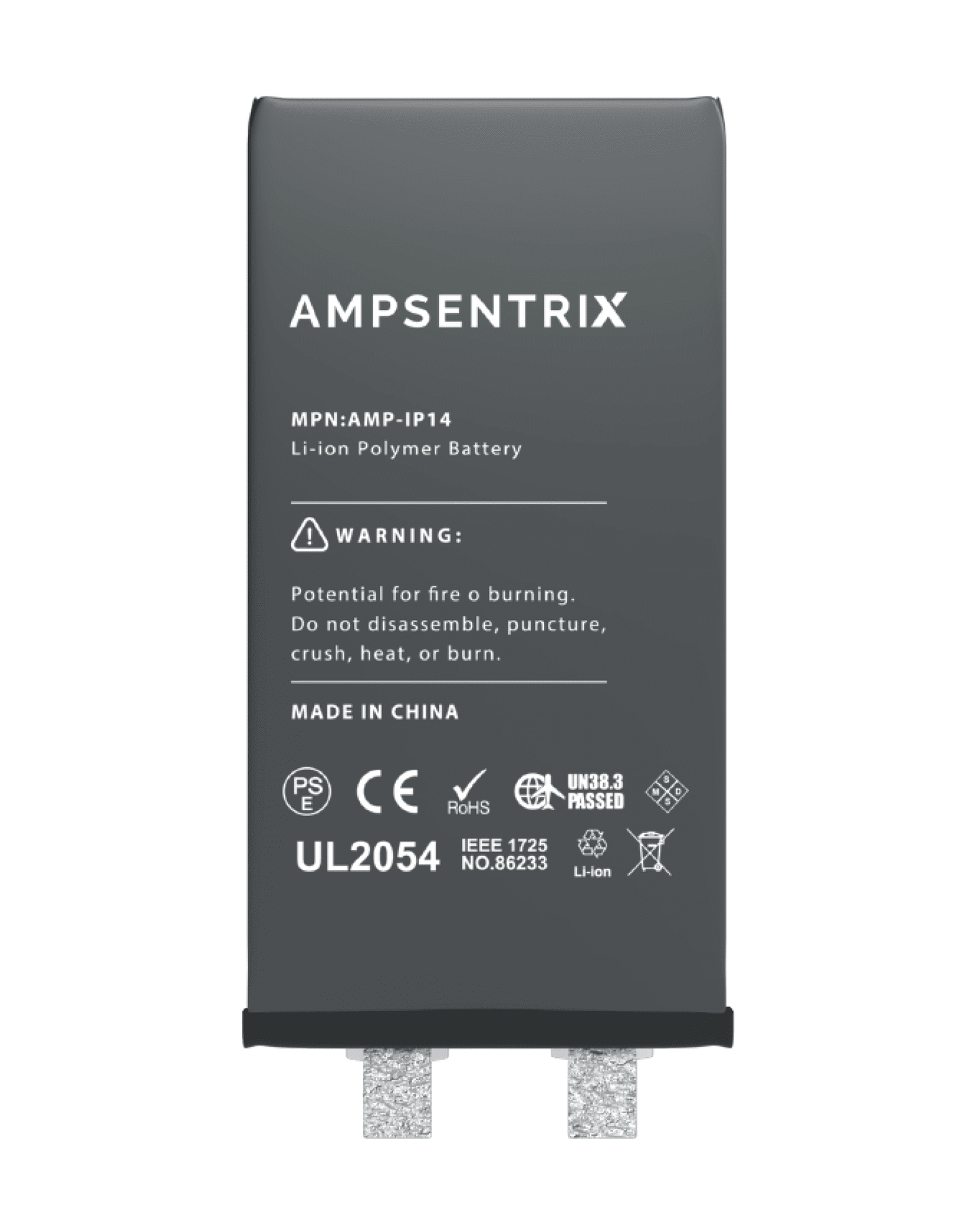 Replacement Battery Core For iPhone 14 (Spot Welding Required) (AmpSentrix Core)