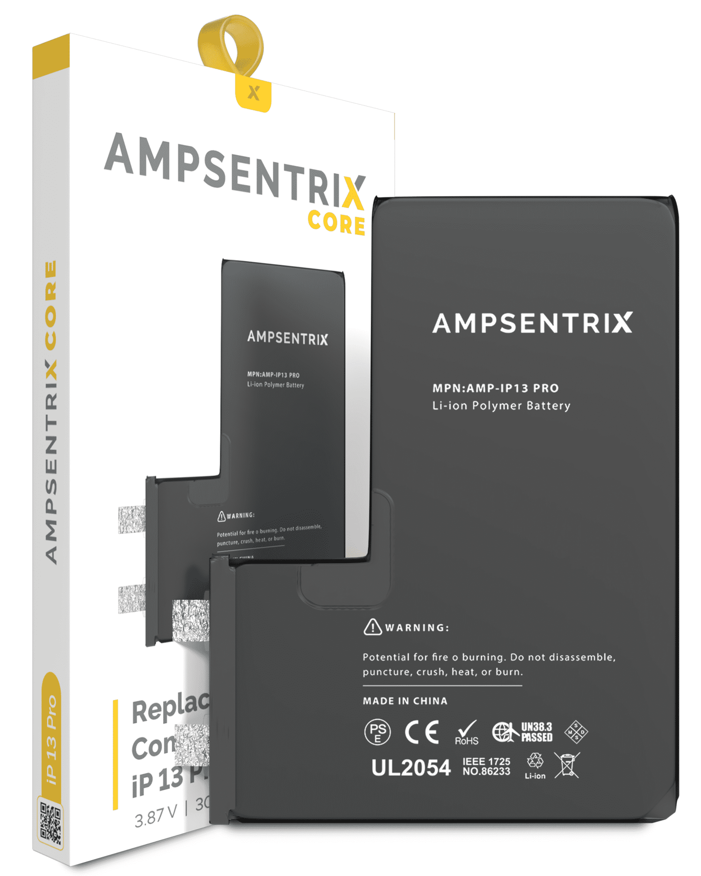 Replacement Battery Core For iPhone 13 Pro (Spot Welding Required) (AmpSentrix Core)