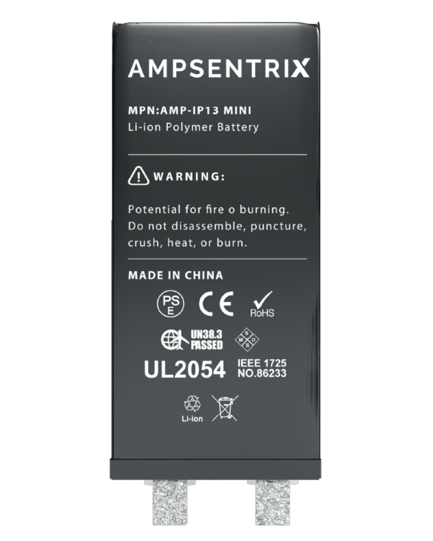 Replacement Battery Core For iPhone 13 Mini (Spot Welding Required) (AmpSentrix Core)