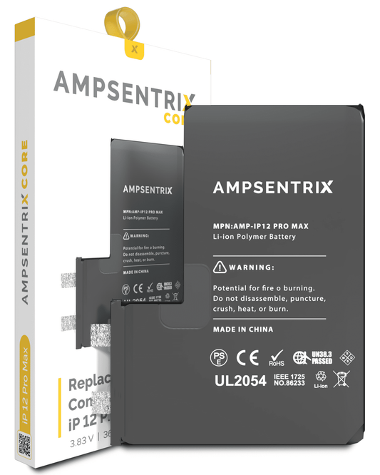 Replacement Battery Core For iPhone 12 Pro Max (Spot Welding Required) (AmpSentrix Core)